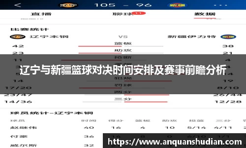 辽宁与新疆篮球对决时间安排及赛事前瞻分析